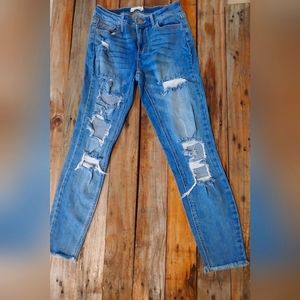 Cello size 1 distressed denim gently worn